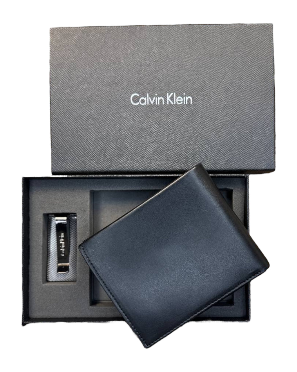 Calvin Klein Set Wallet & Money Clip |Black|