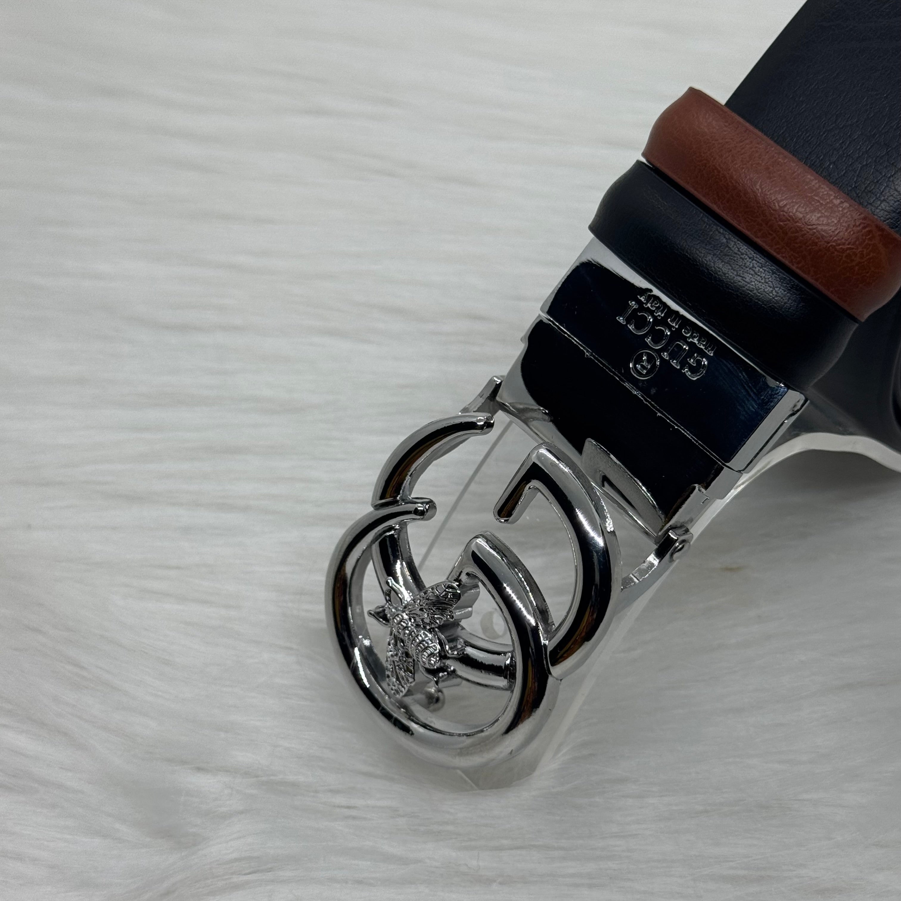 Gucci Double Face Belt |Silver|