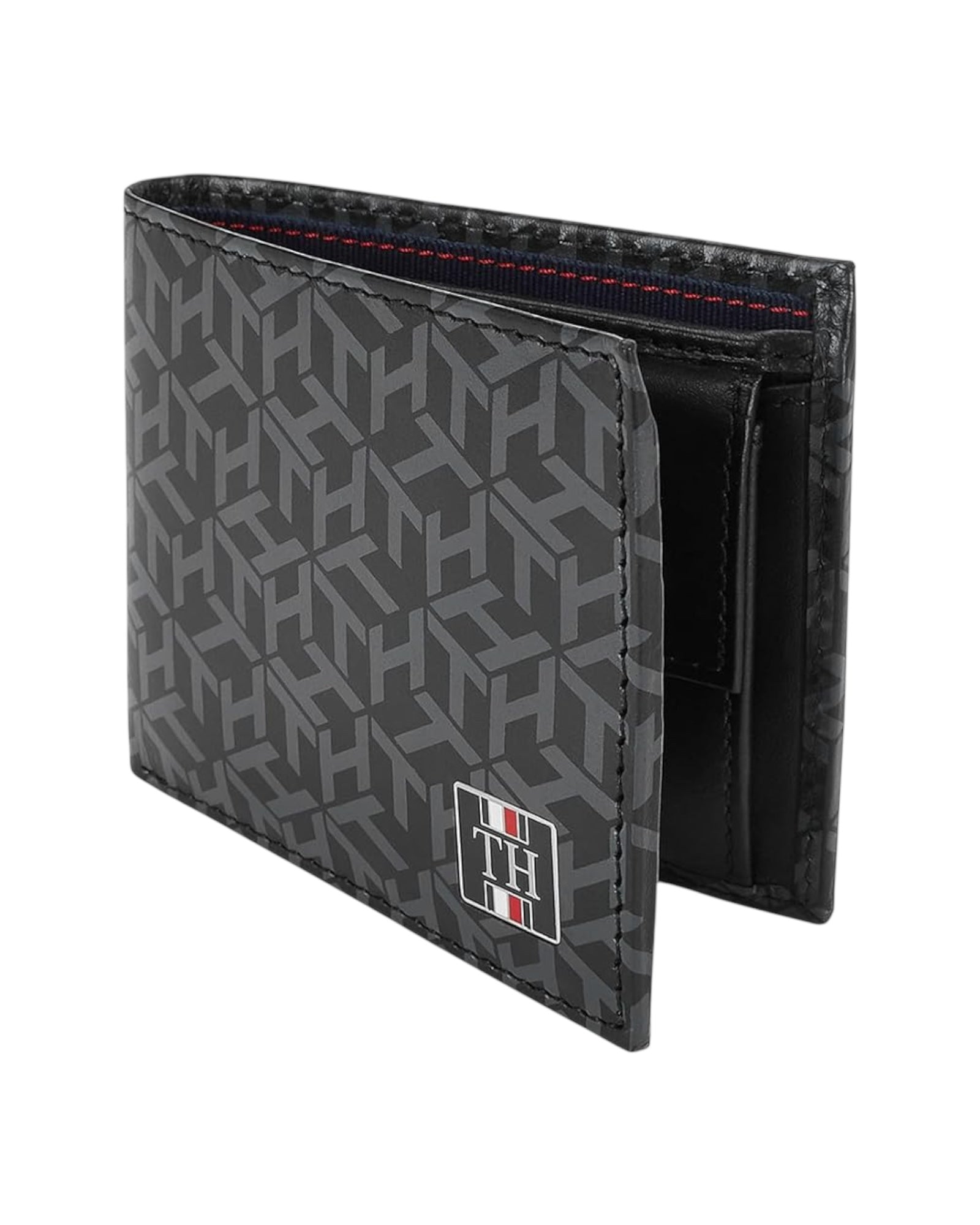 Tommy Hilfiger Franco Printed Wallet |Black|