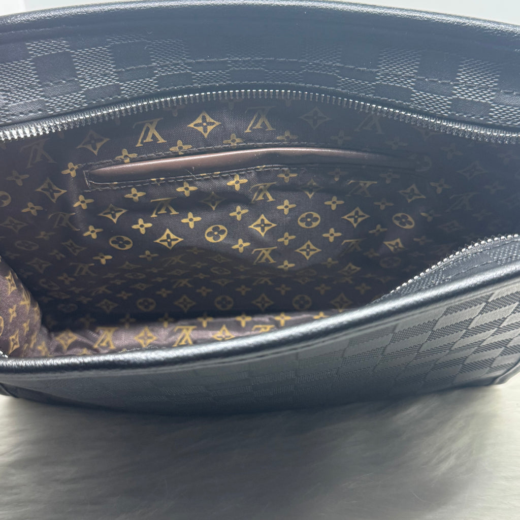 Louis Vuitton Keepall Clutch Bag |Black|