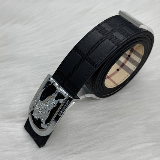 Burberry Double Face Belt |Silver|