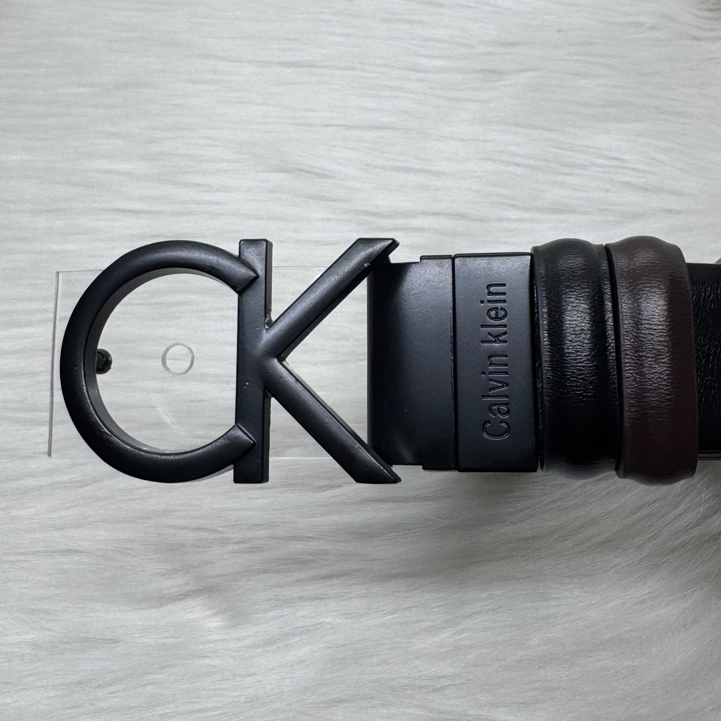 Calvin Klein Double Face Belt |Black Buckle|