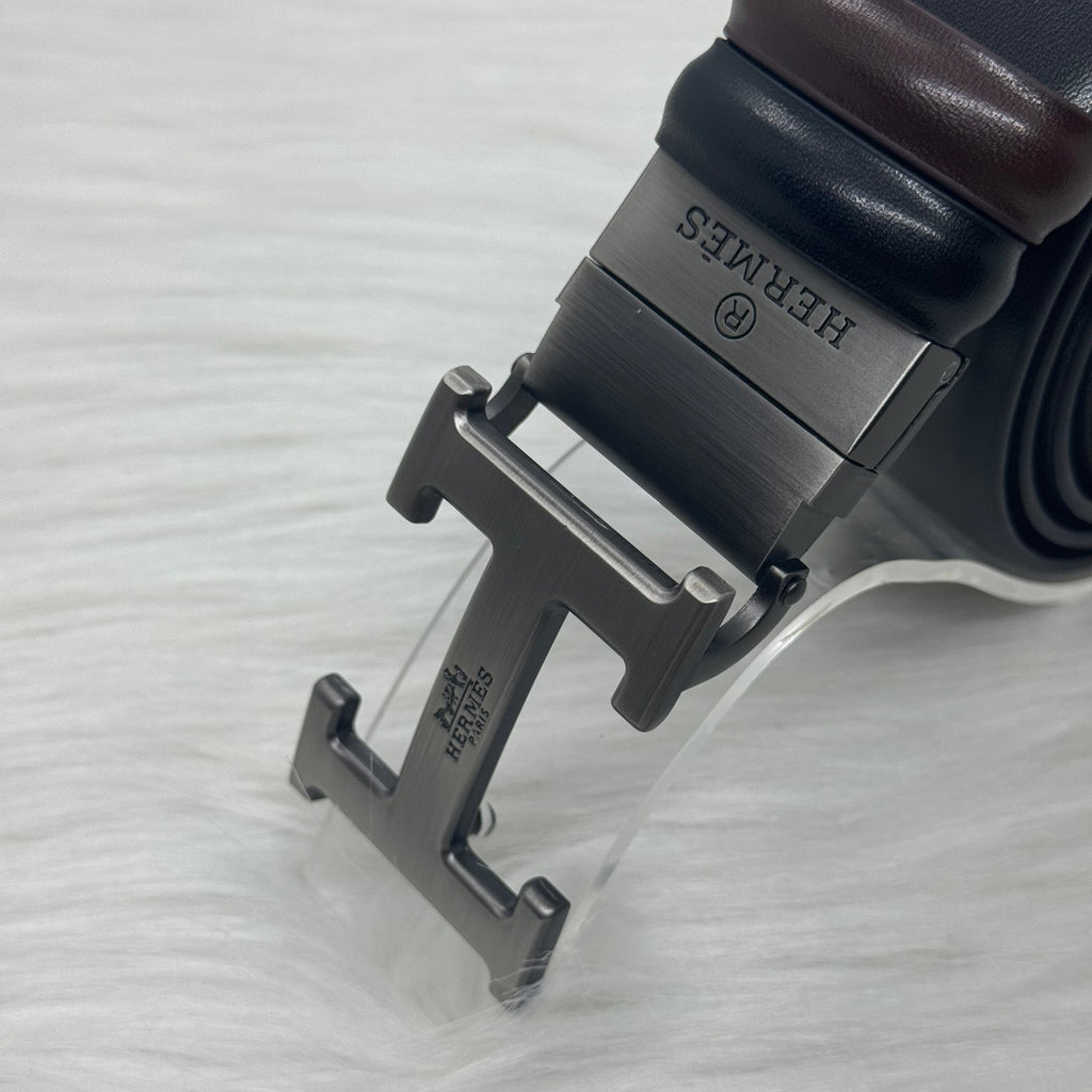 Hermès Double Face Belt |Silver Buckle|