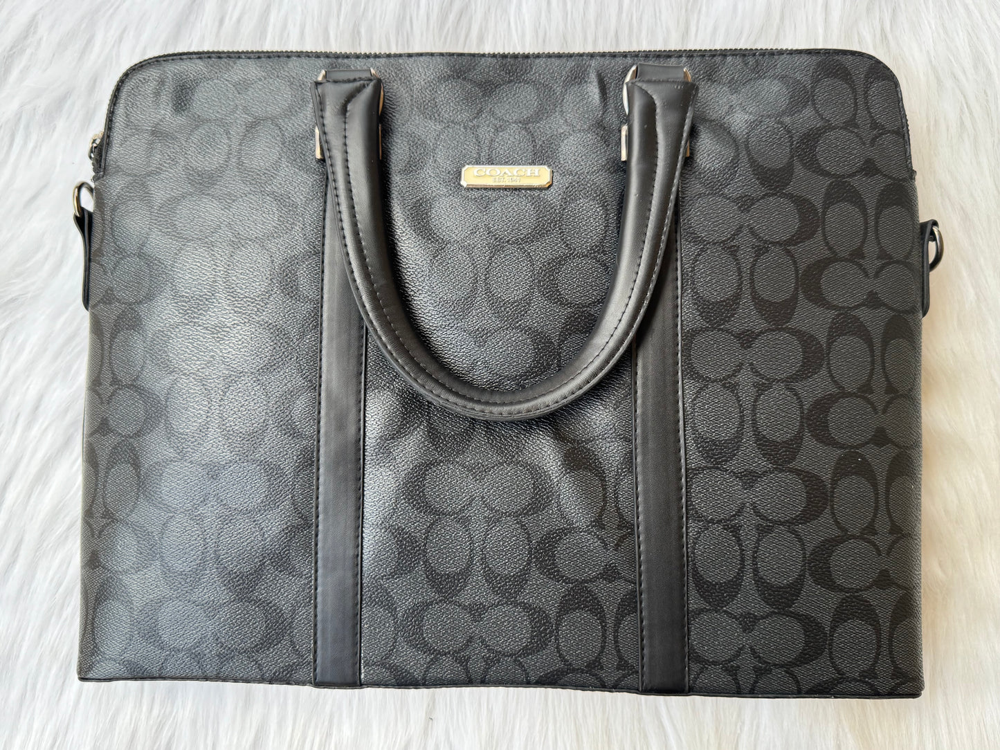 Coach Laptop Bag |Black|