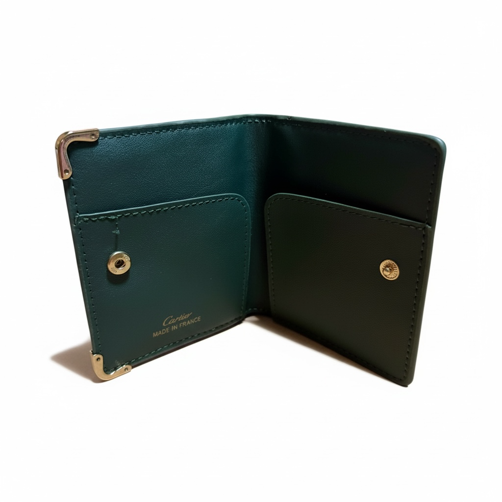 Cartier Bifold Card-Holder |Green|