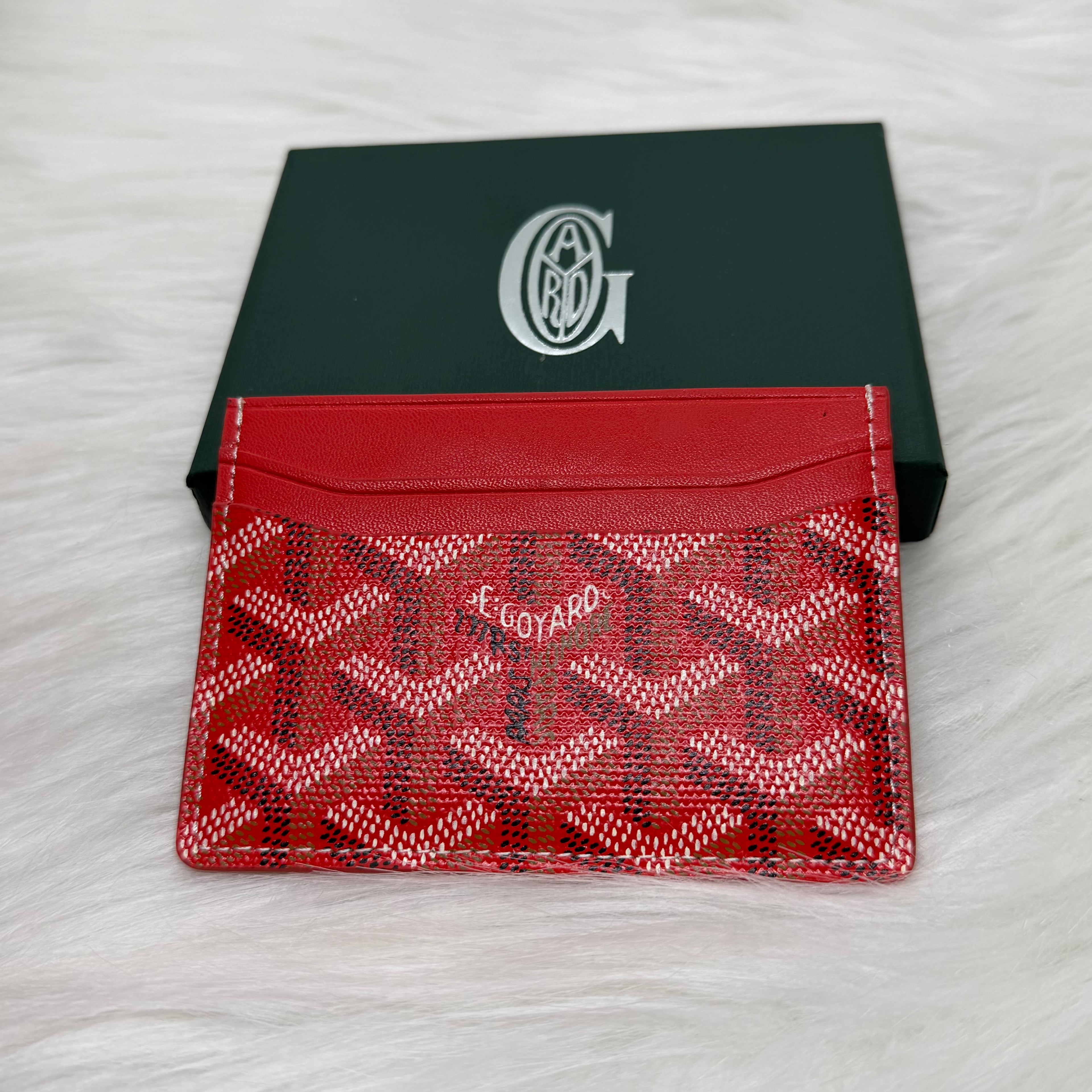 Goyard Card-Holder |Red|