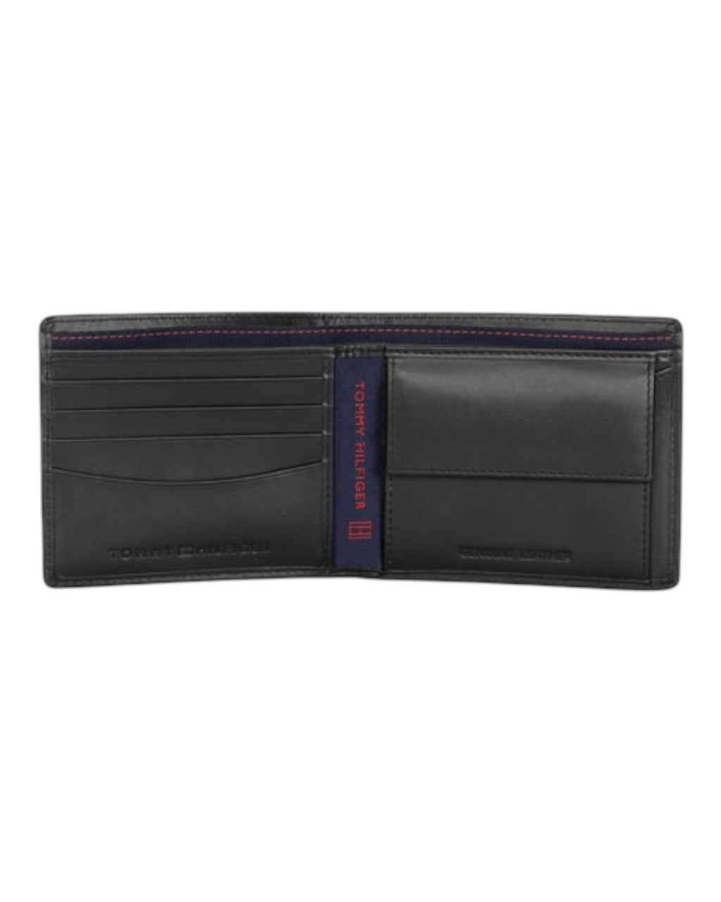 Tommy Hilfiger Men Checked Wallet |Black|