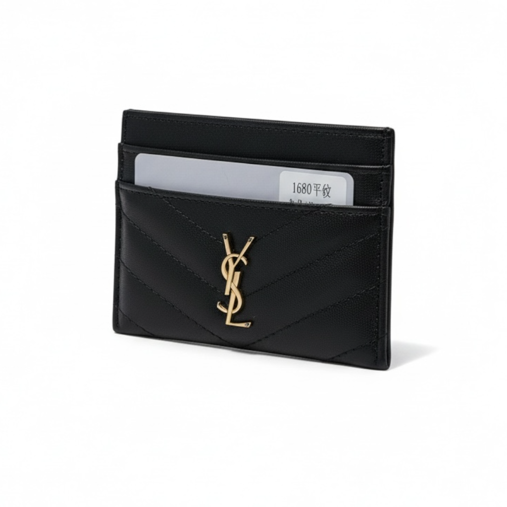 Yves Saint Laurent Card Holder |Black|