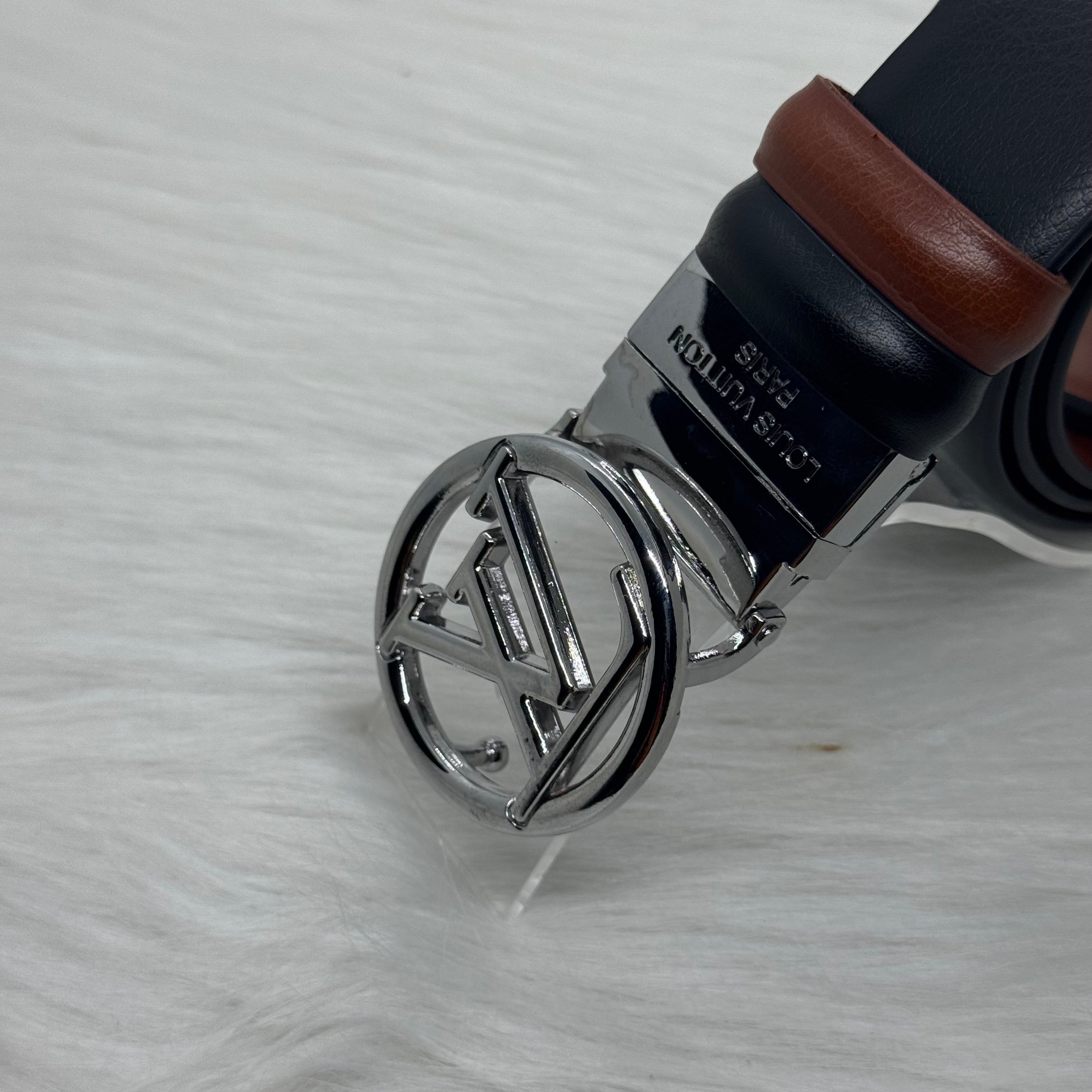 Louis Vuitton Double Face Belt |Silver|