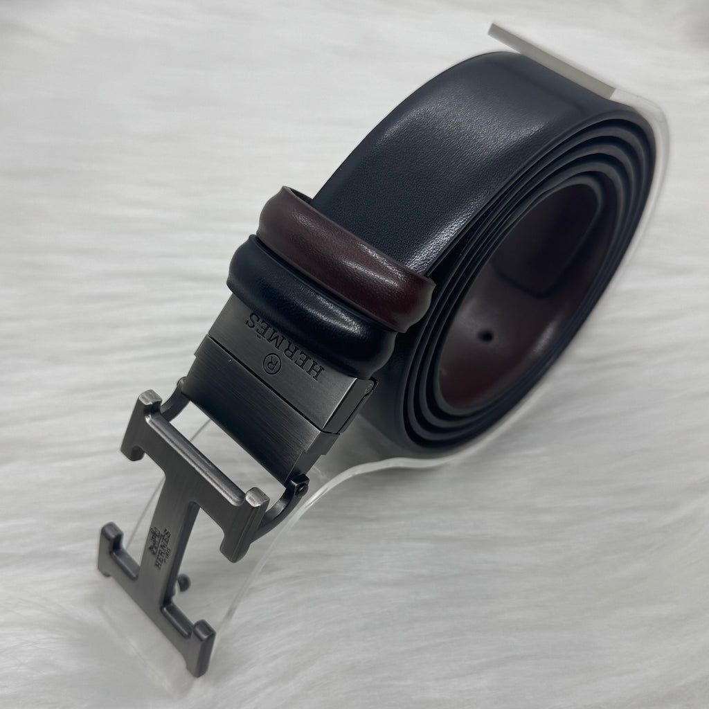 Hermès Double Face Belt |Silver Buckle|