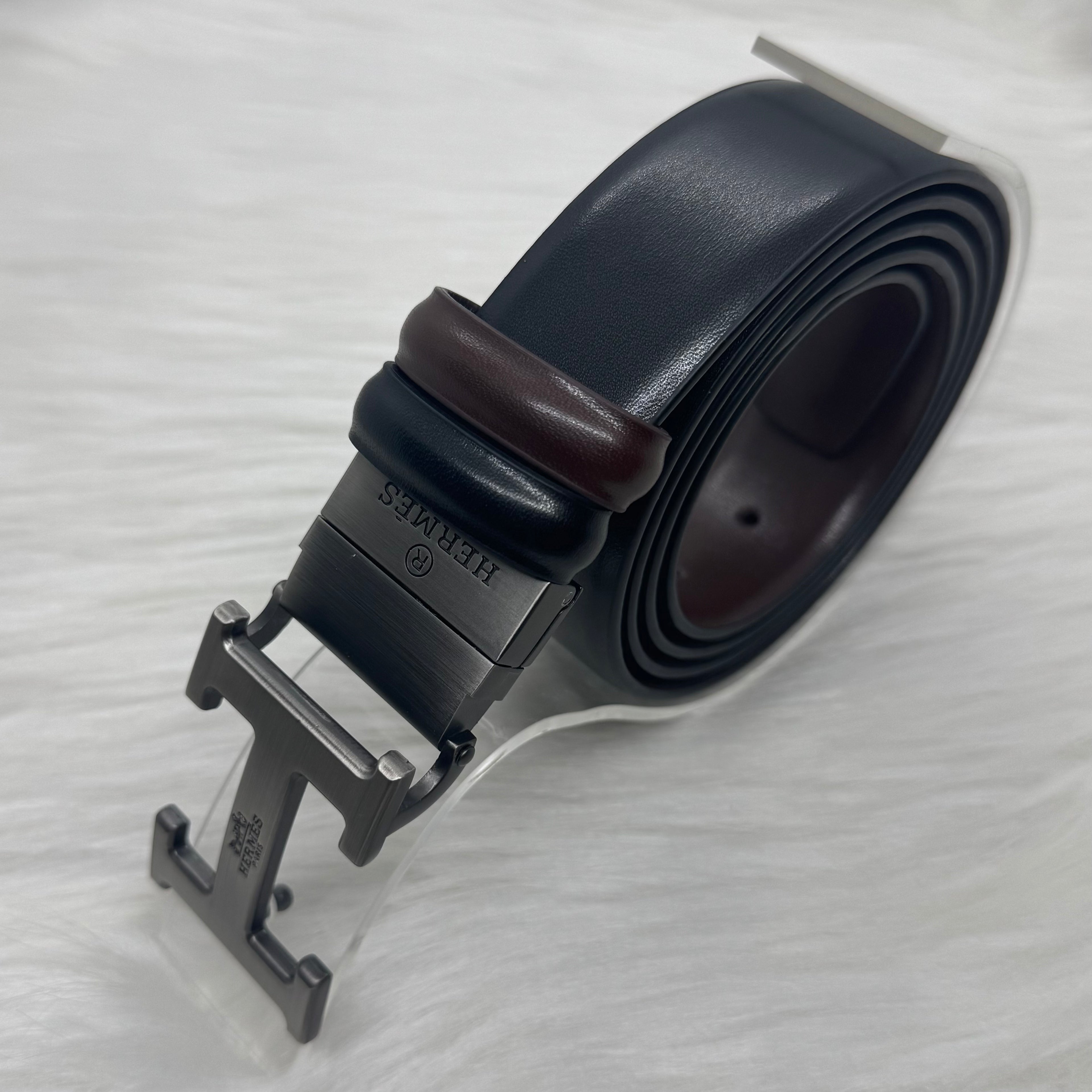 Hermès Double Face Belt |Silver Buckle|