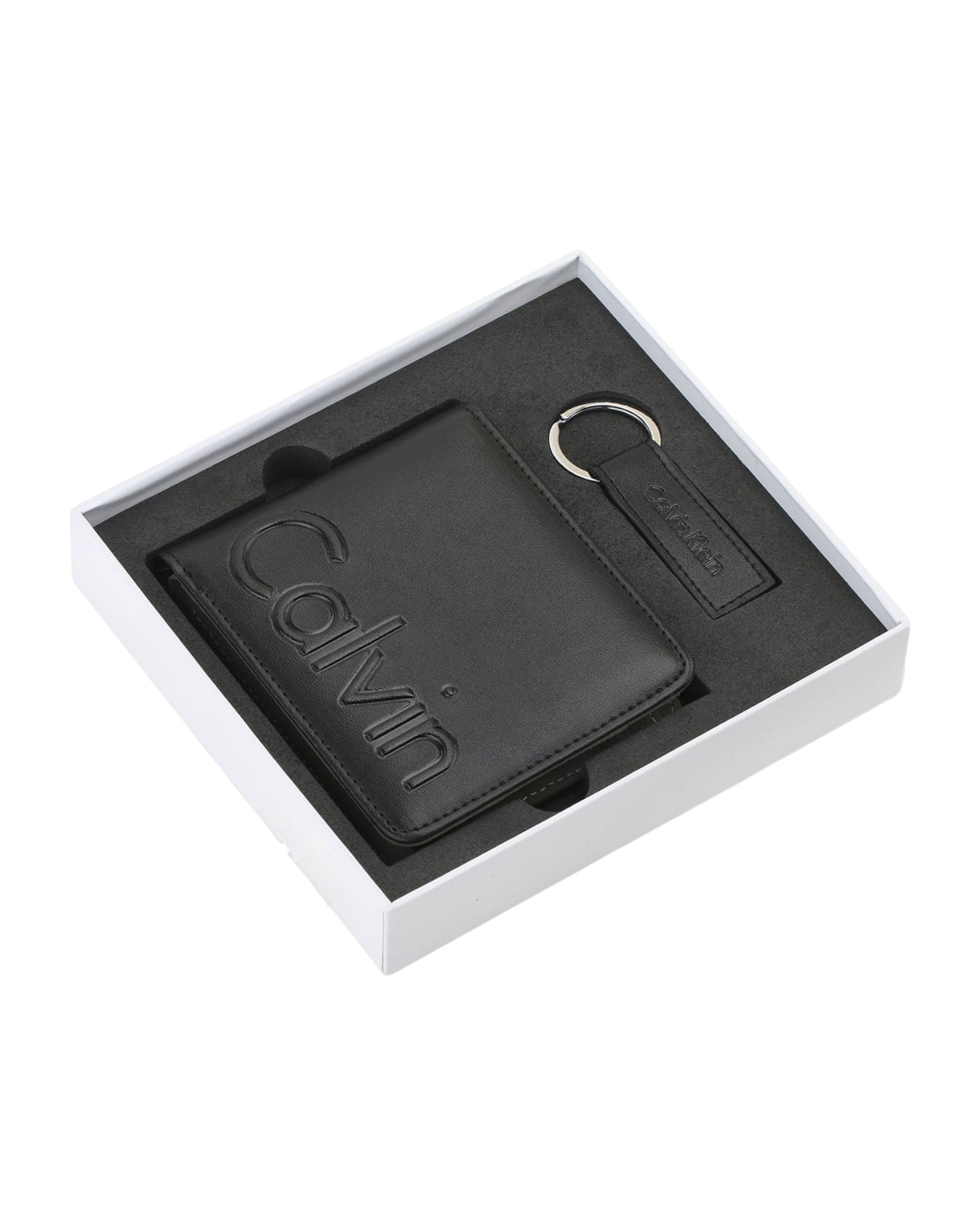 Calvin Klein Set Wallet & Medal |Black|